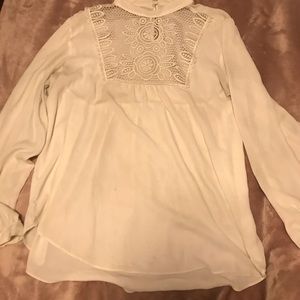 Express off white blouse